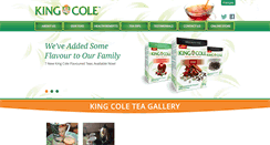 Desktop Screenshot of kingcoletea.ca