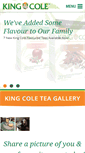 Mobile Screenshot of kingcoletea.ca